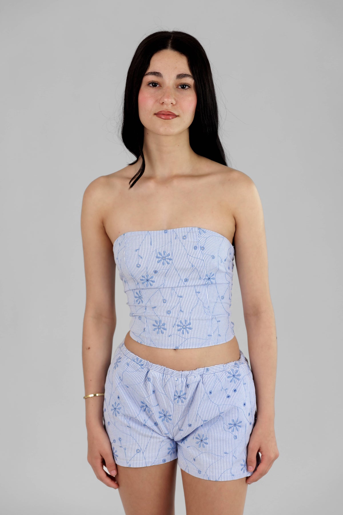 "Rae" Blue Shorts