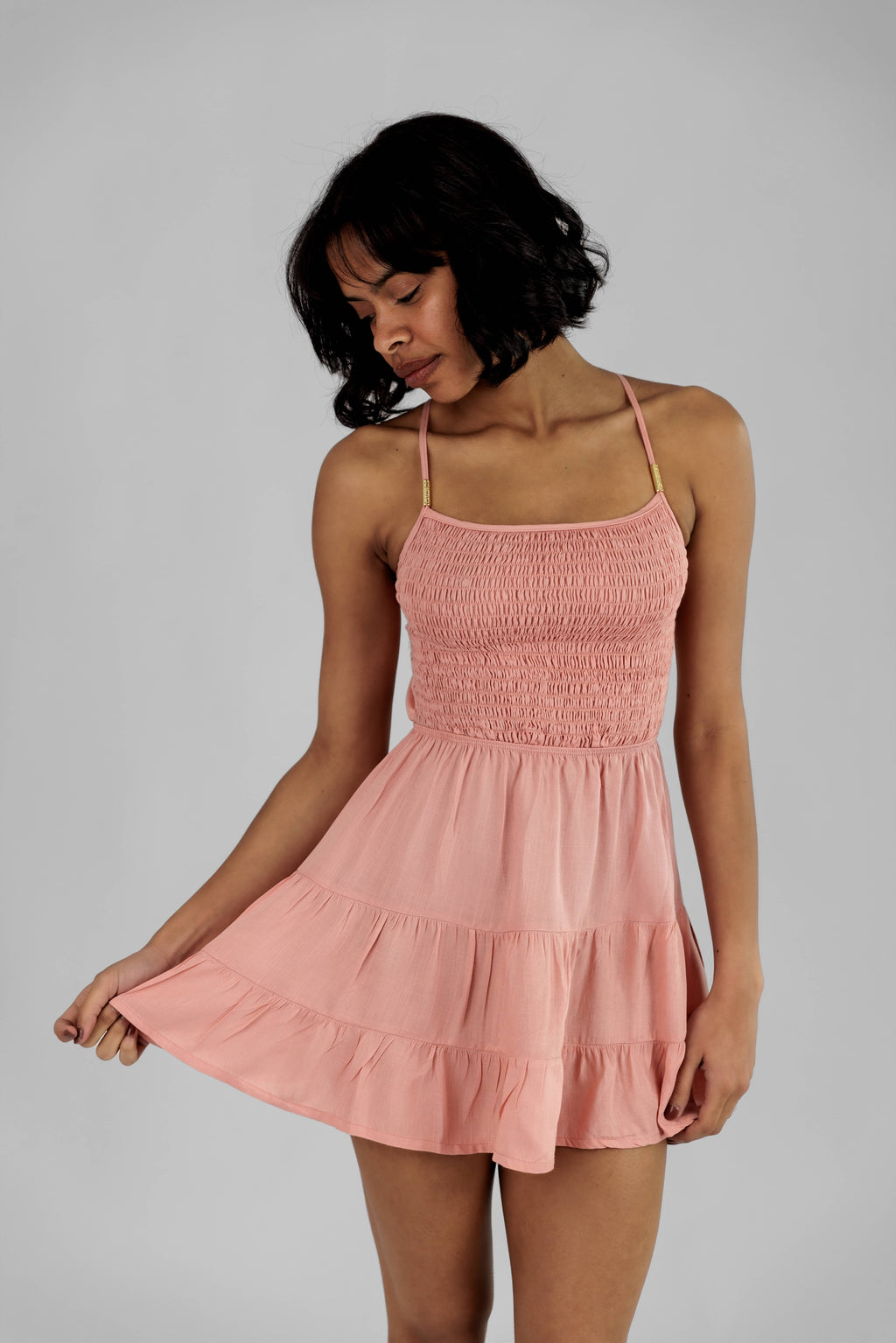 "Gira-Sol" Short Dress
