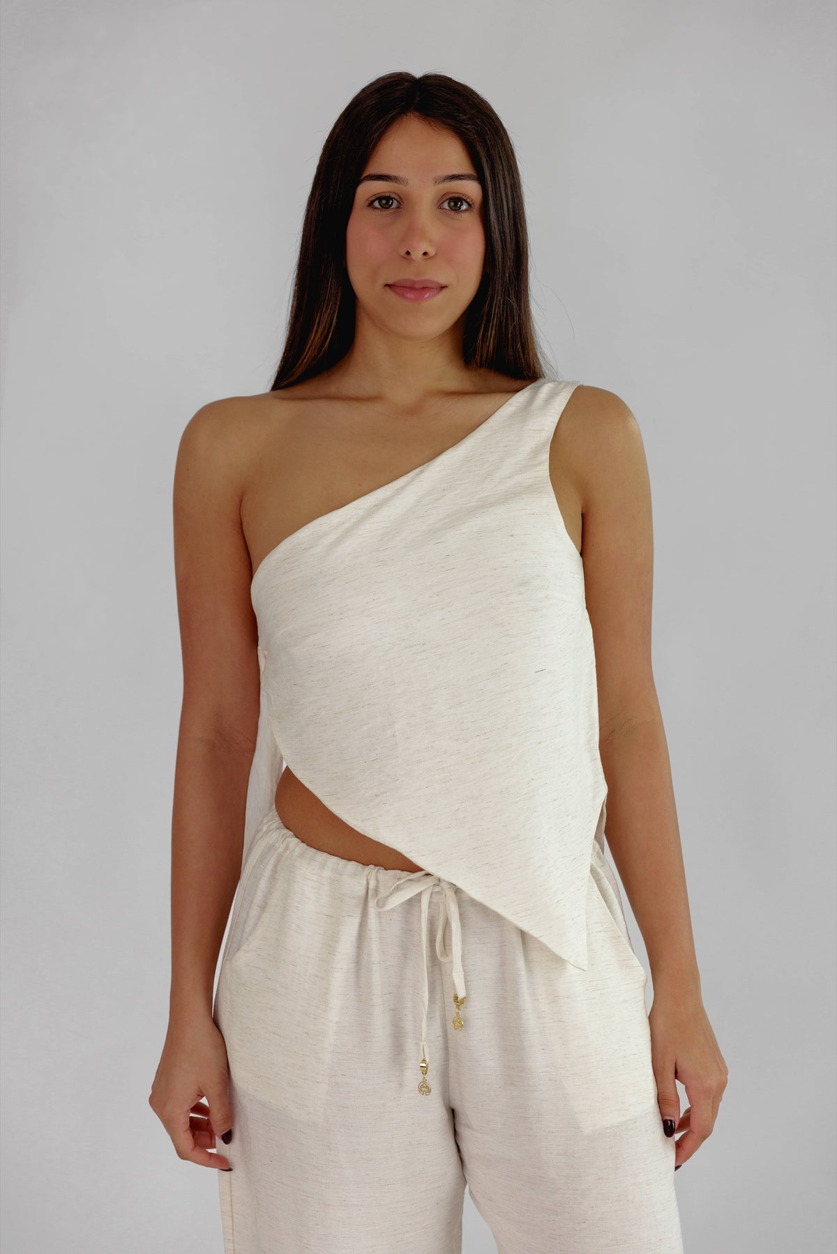 "Luiza" One Shoulder Top