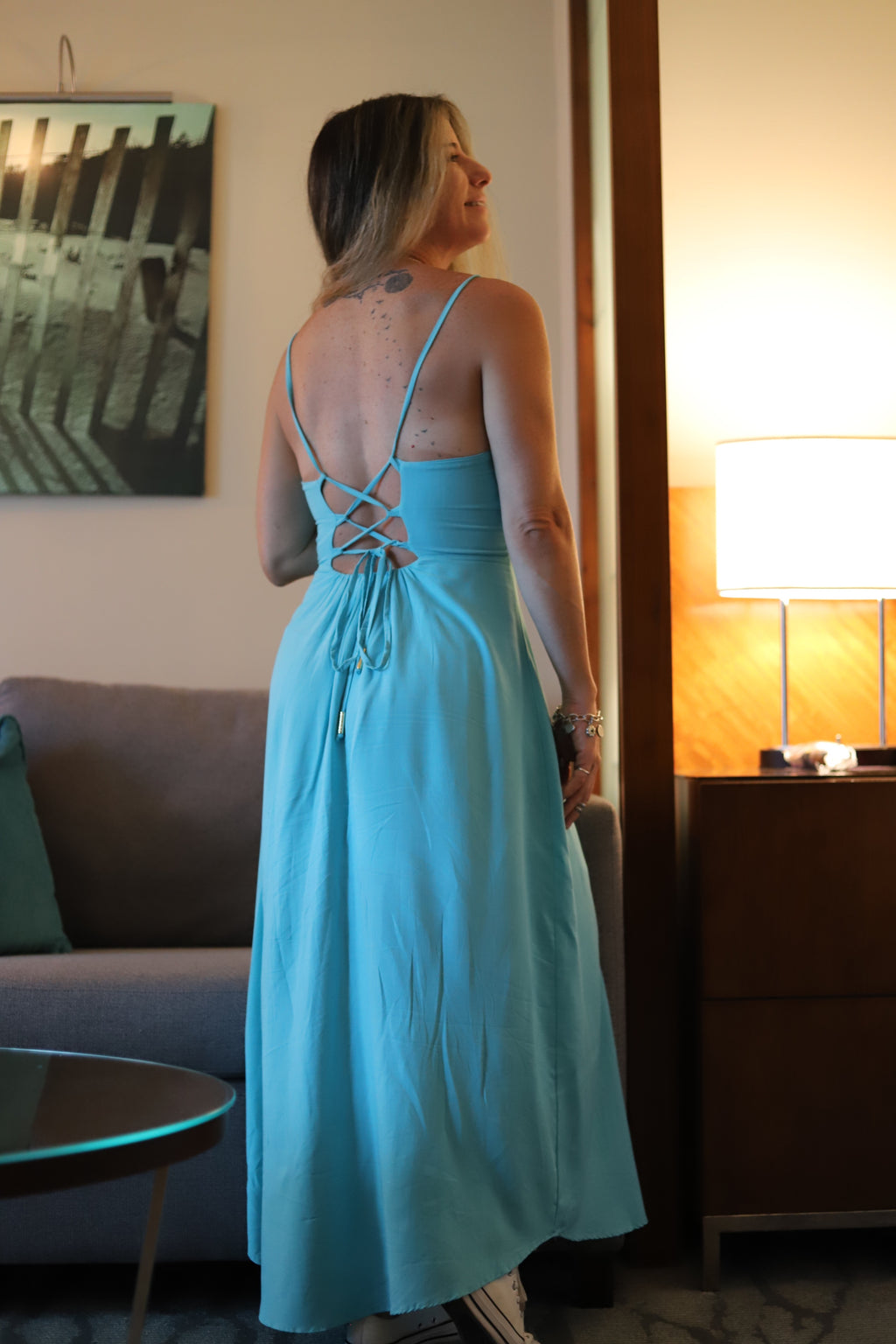 "Tissi" Blue Dress