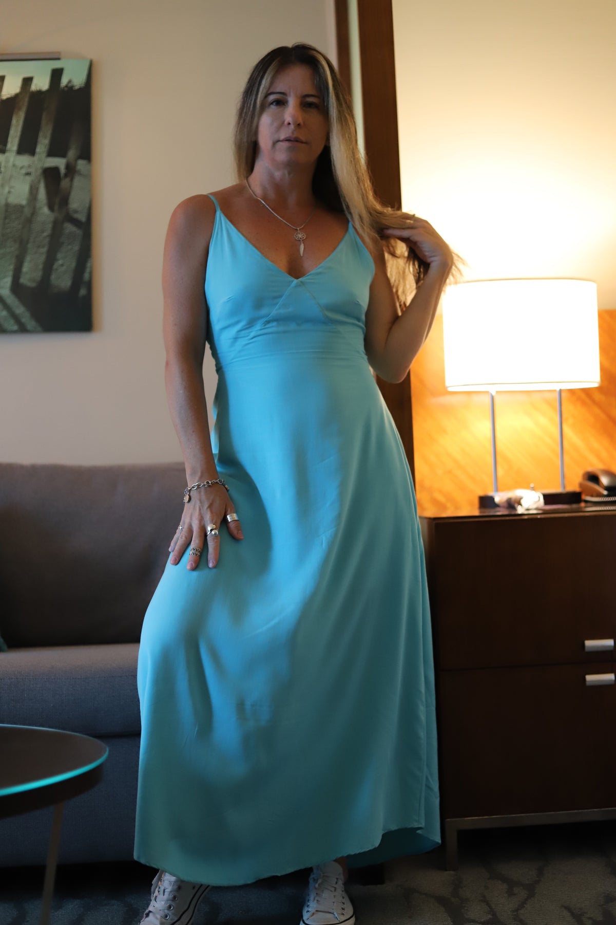 "Tissi" Blue Dress