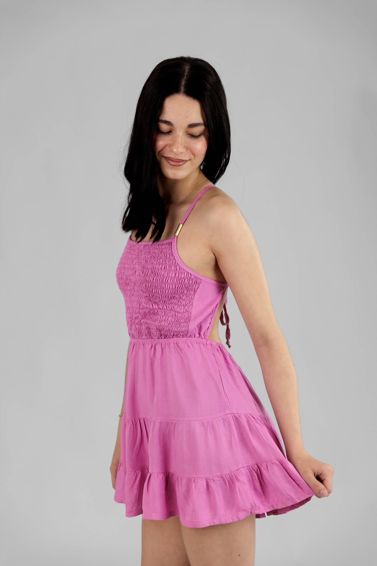 "Gira-Sol" Short Dress