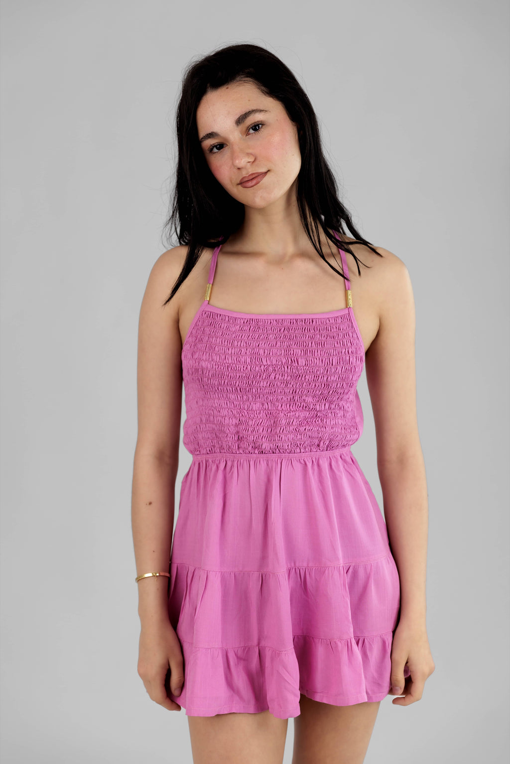 "Gira-Sol" Short Dress