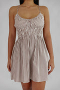 "Lais" Striped Mini Dress