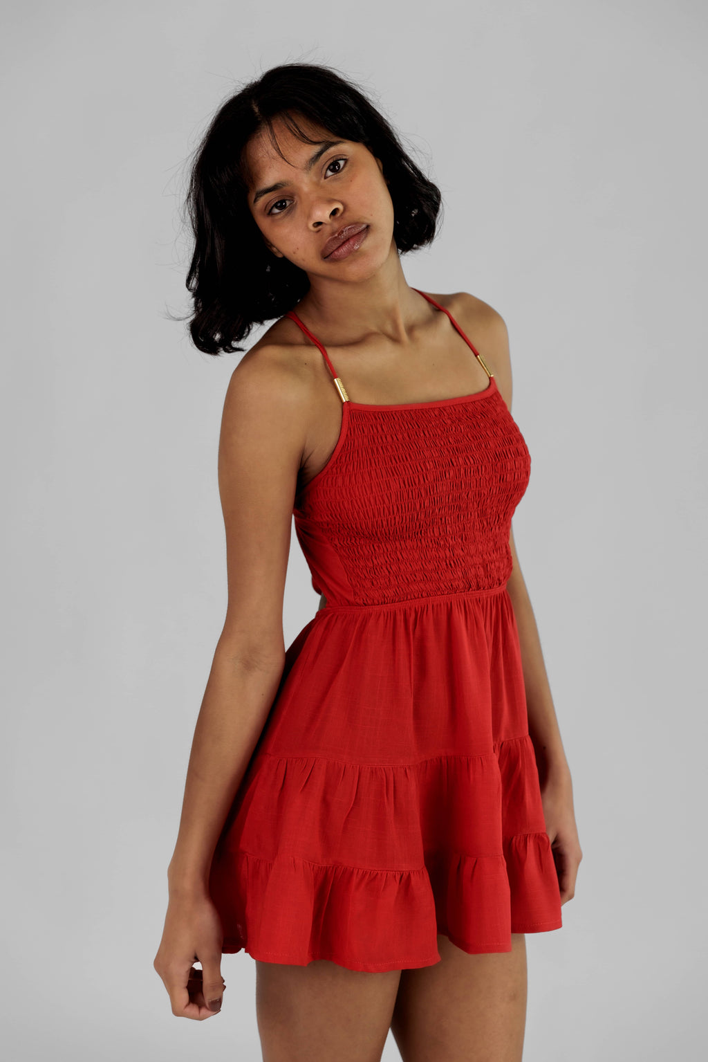 "Gira-Sol" Short Dress