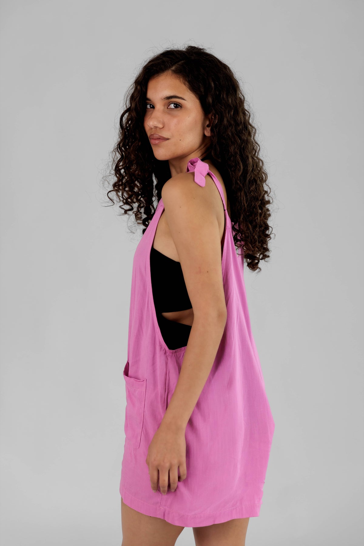 "Leve" Linen Romper