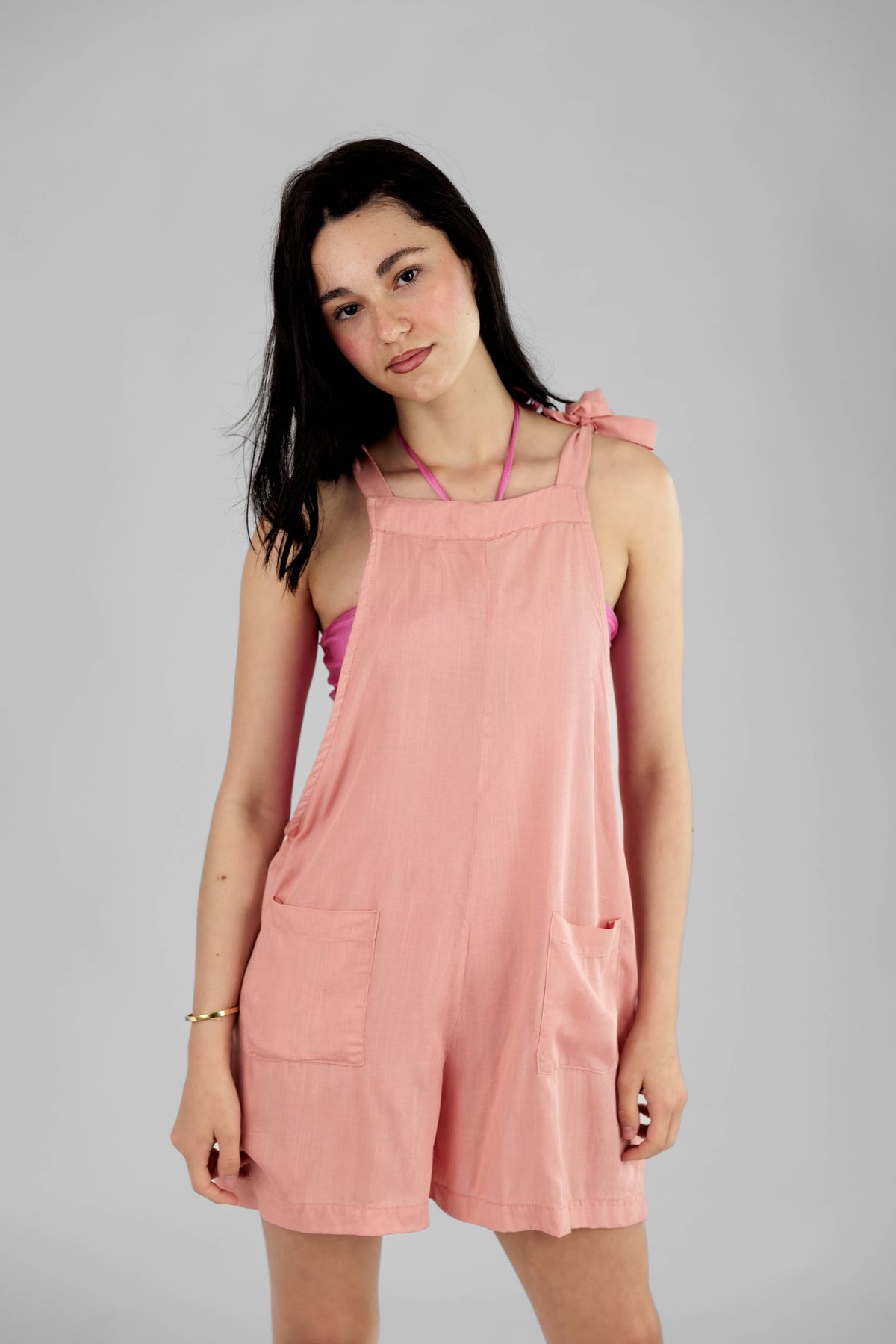 "Leve" Linen Romper