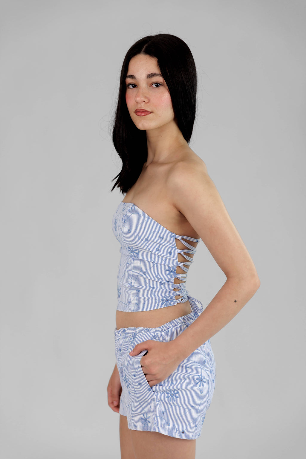 "Rae" Blue Top