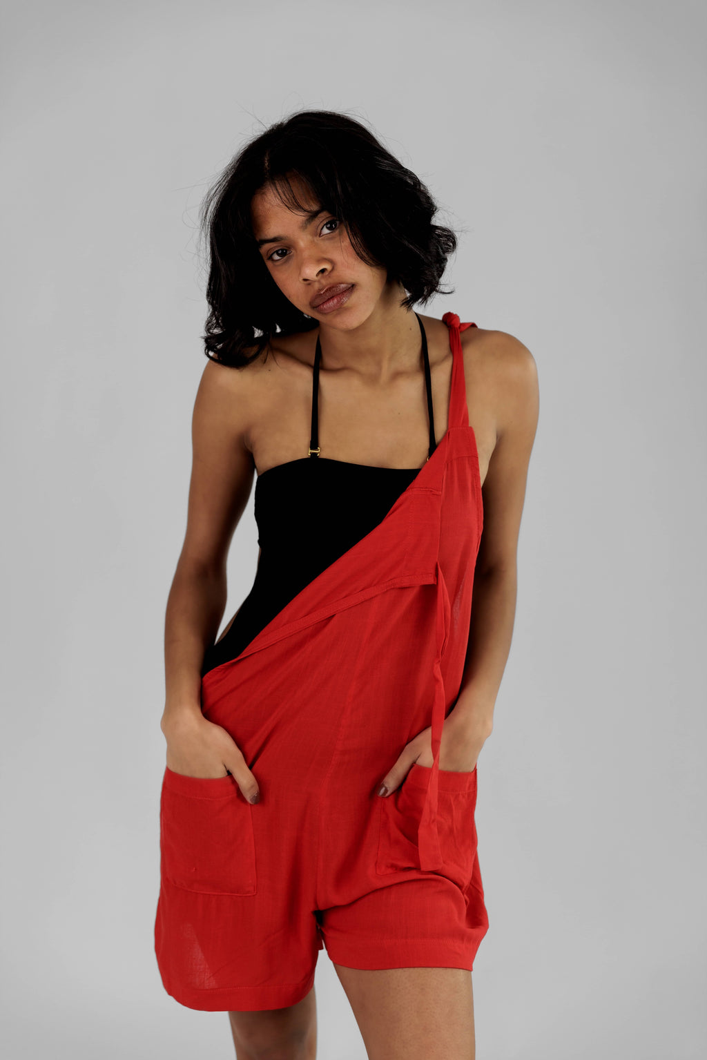 "Leve" Linen Romper