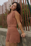 Vineyard Knit Top – Sleeveless Open-Side Beach Top