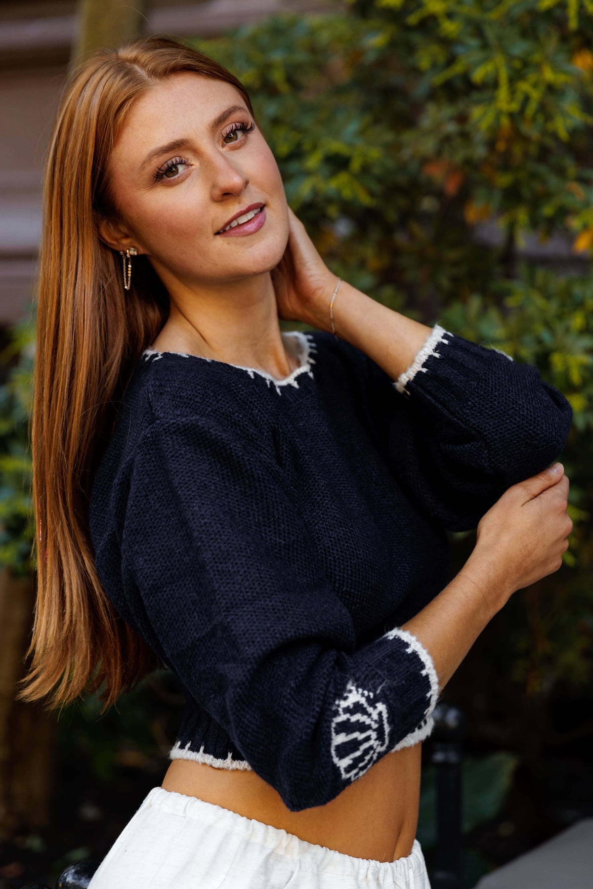 Paola Fitted Waist Knit Sweater