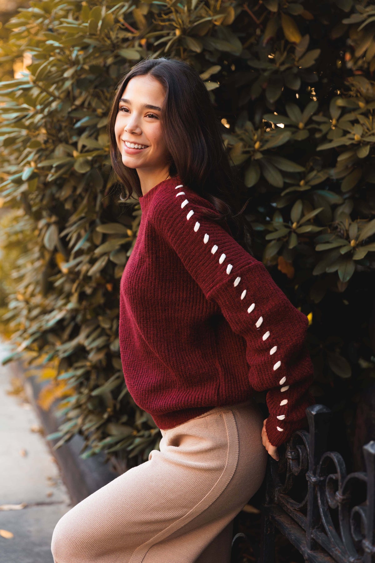 Isabella Stitch Knit Sweater