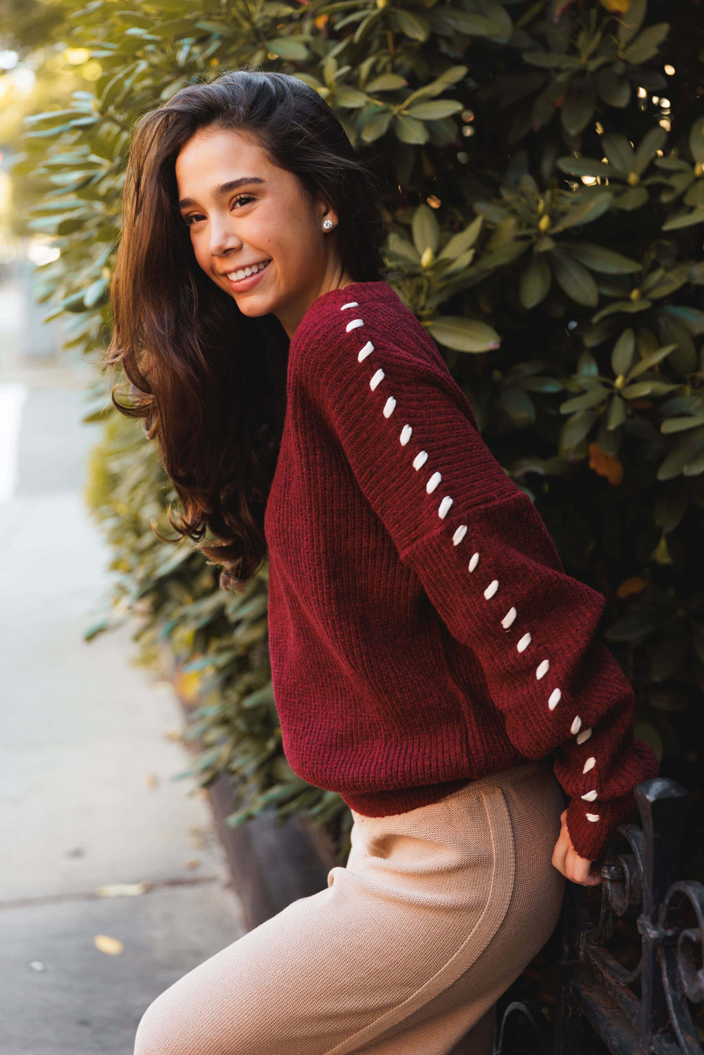 Isabella Stitch Knit Sweater