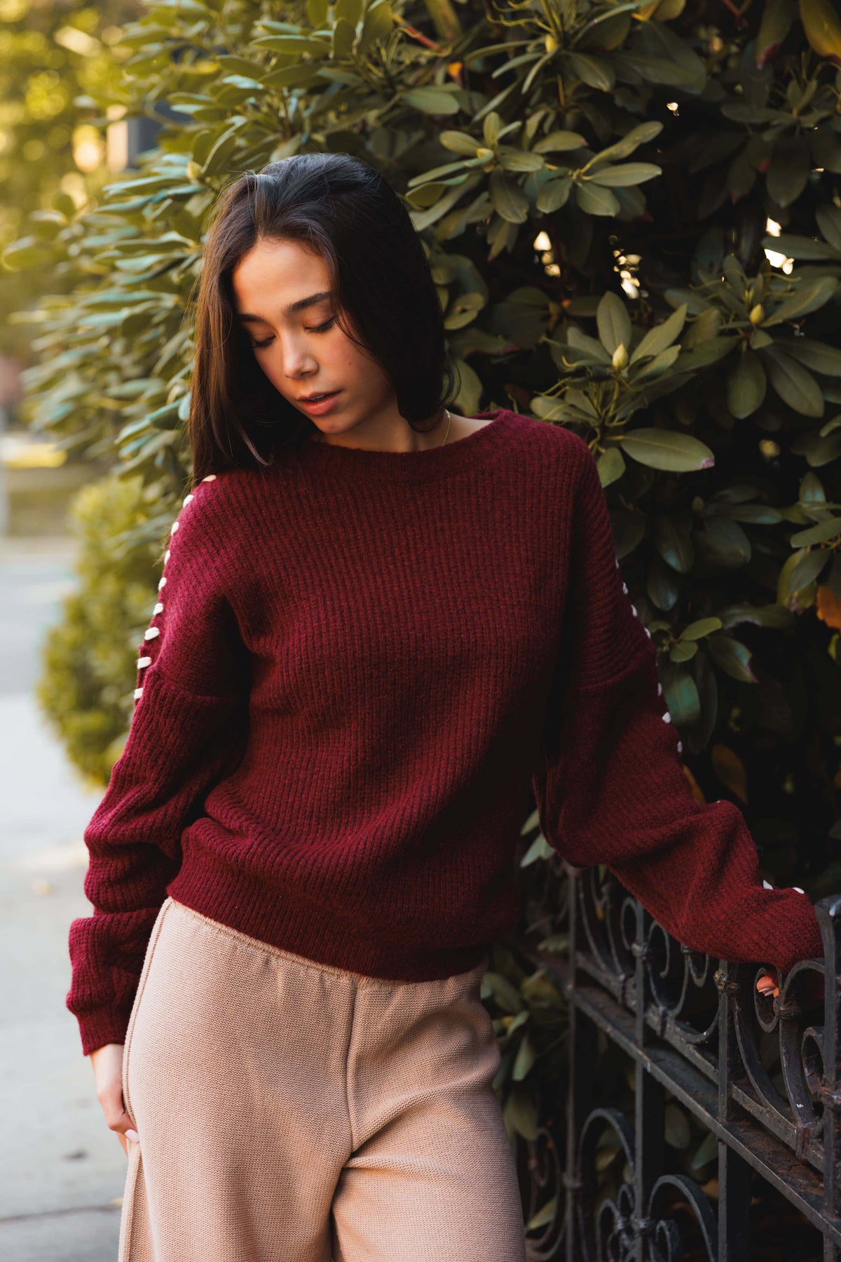 Isabella Stitch Knit Sweater