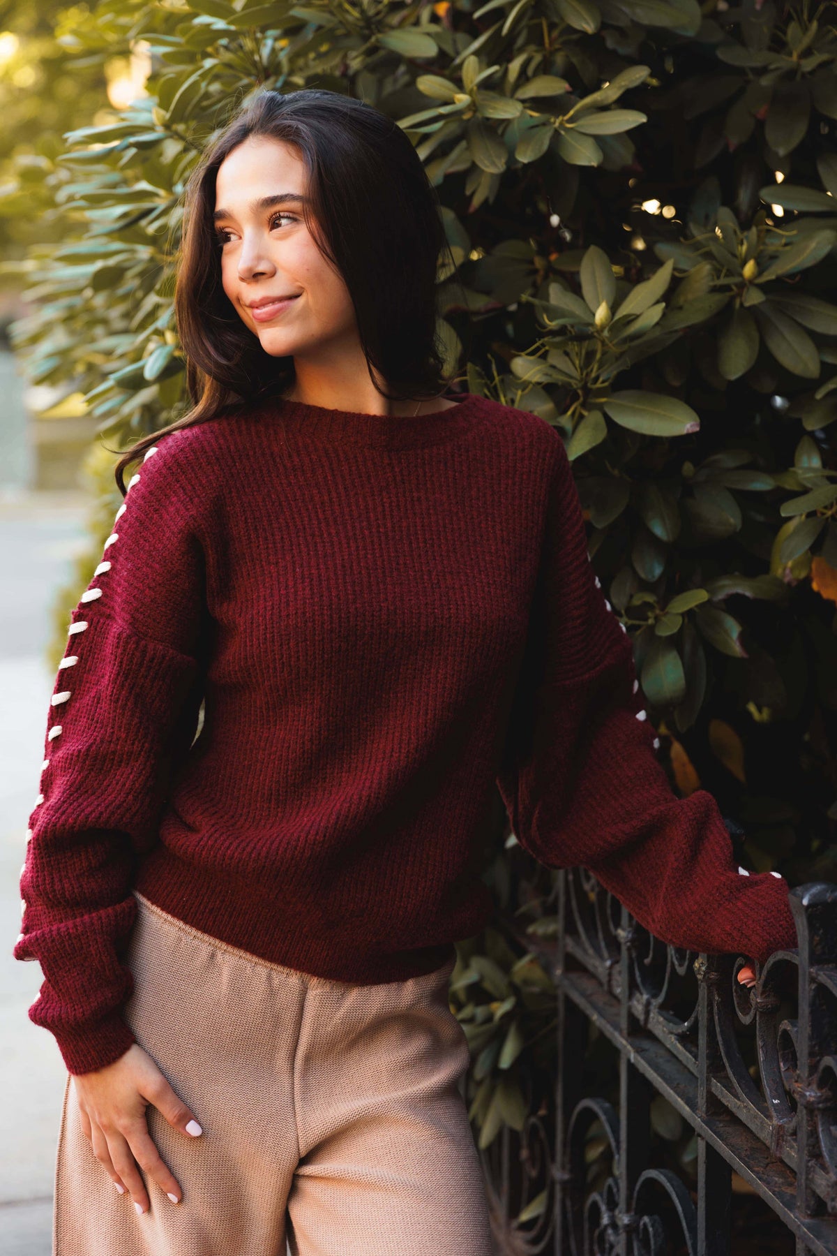 Isabella Stitch Knit Sweater