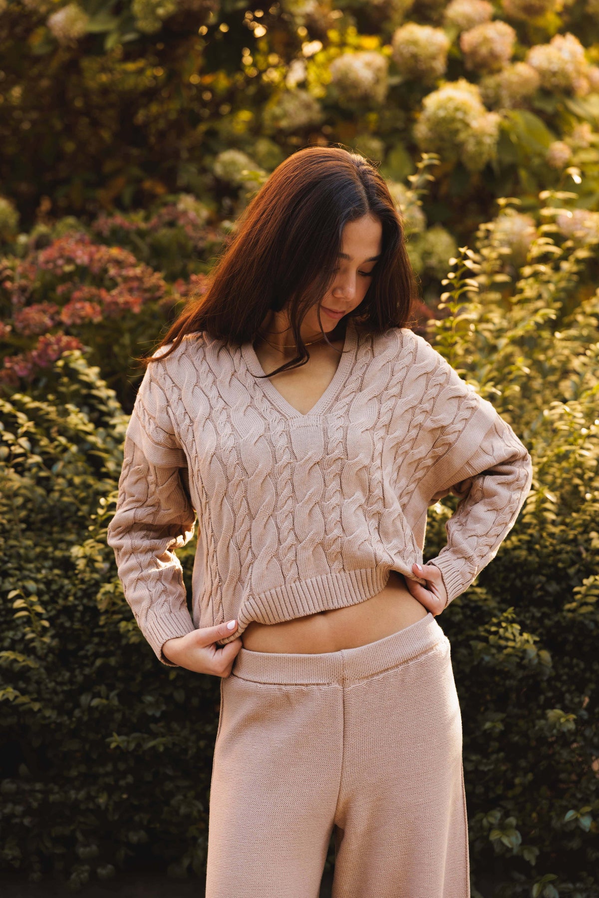 Karina Cable Knit Sweater