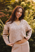 Karina Cable Knit Sweater