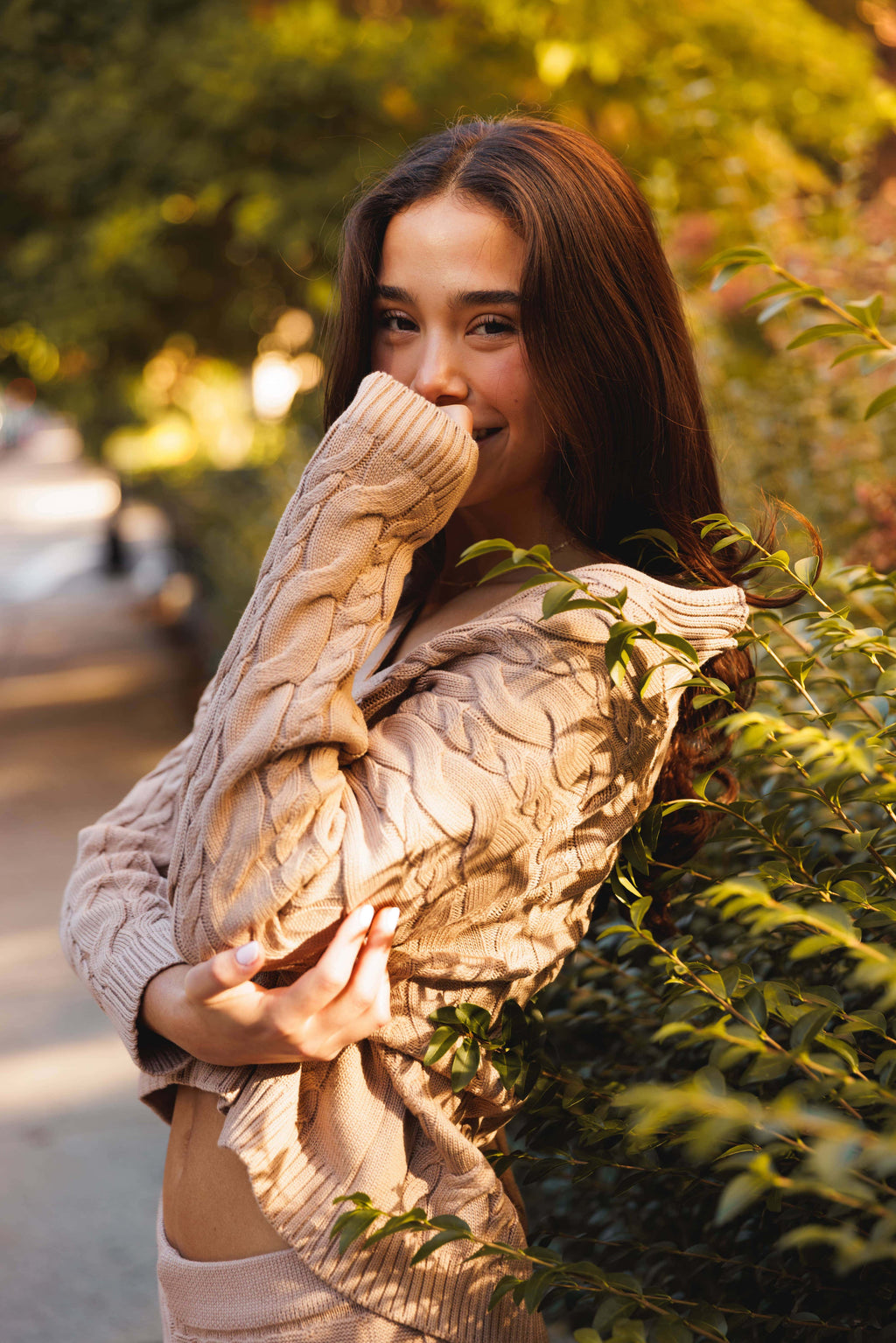 Karina Cable Knit Sweater