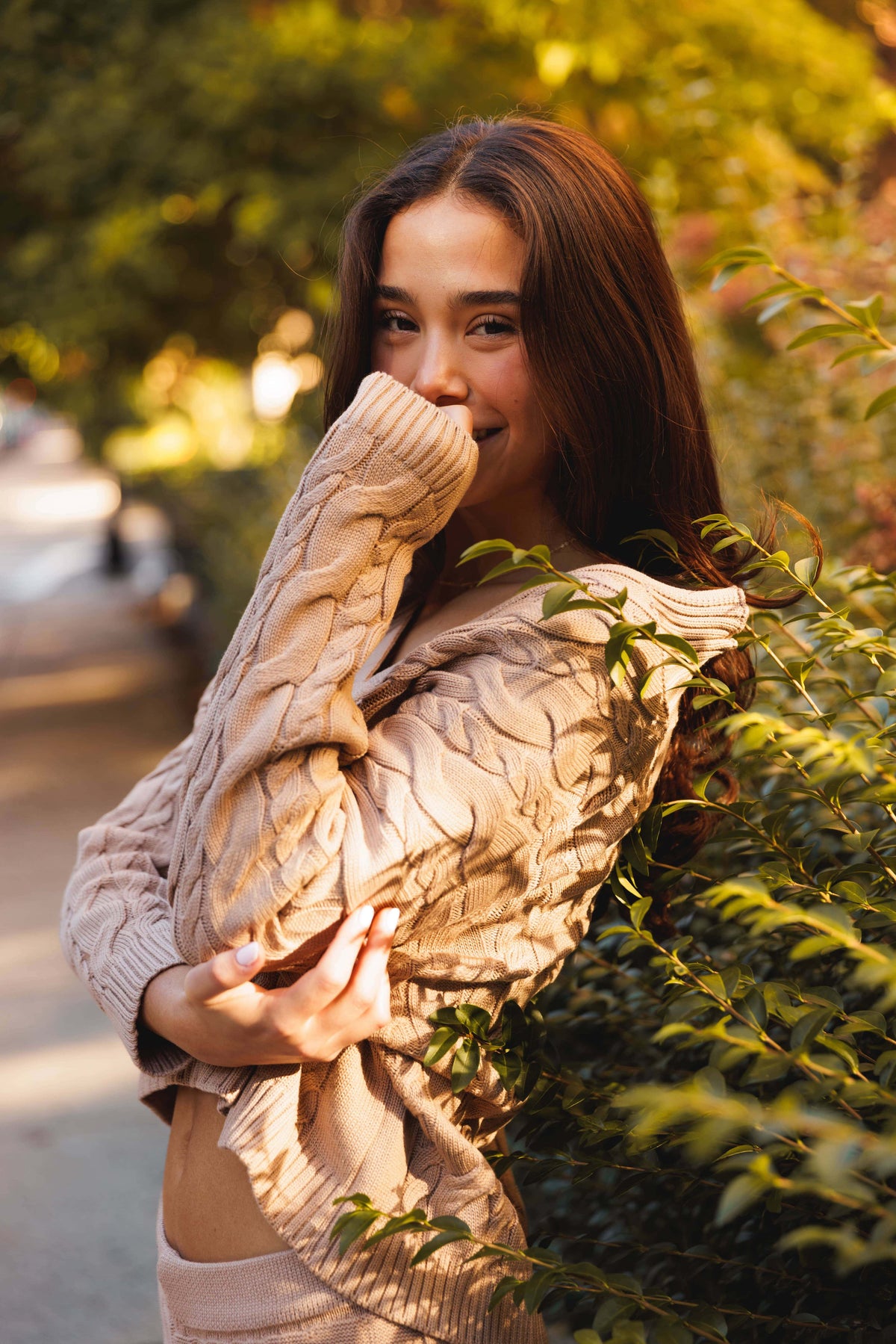 Karina Cable Knit Sweater