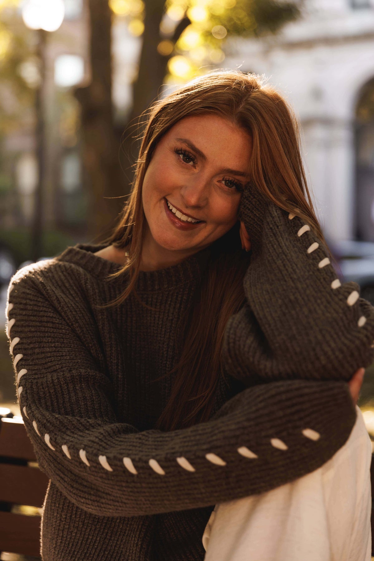 Isabella Stitch Knit Sweater