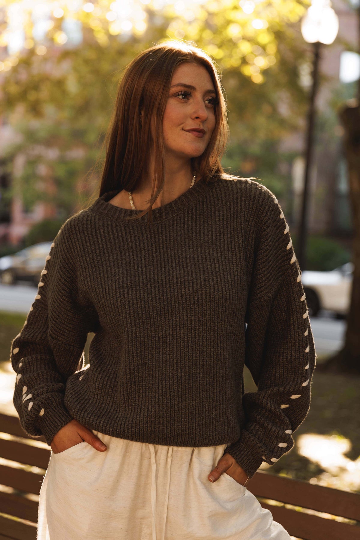 Isabella Stitch Knit Sweater