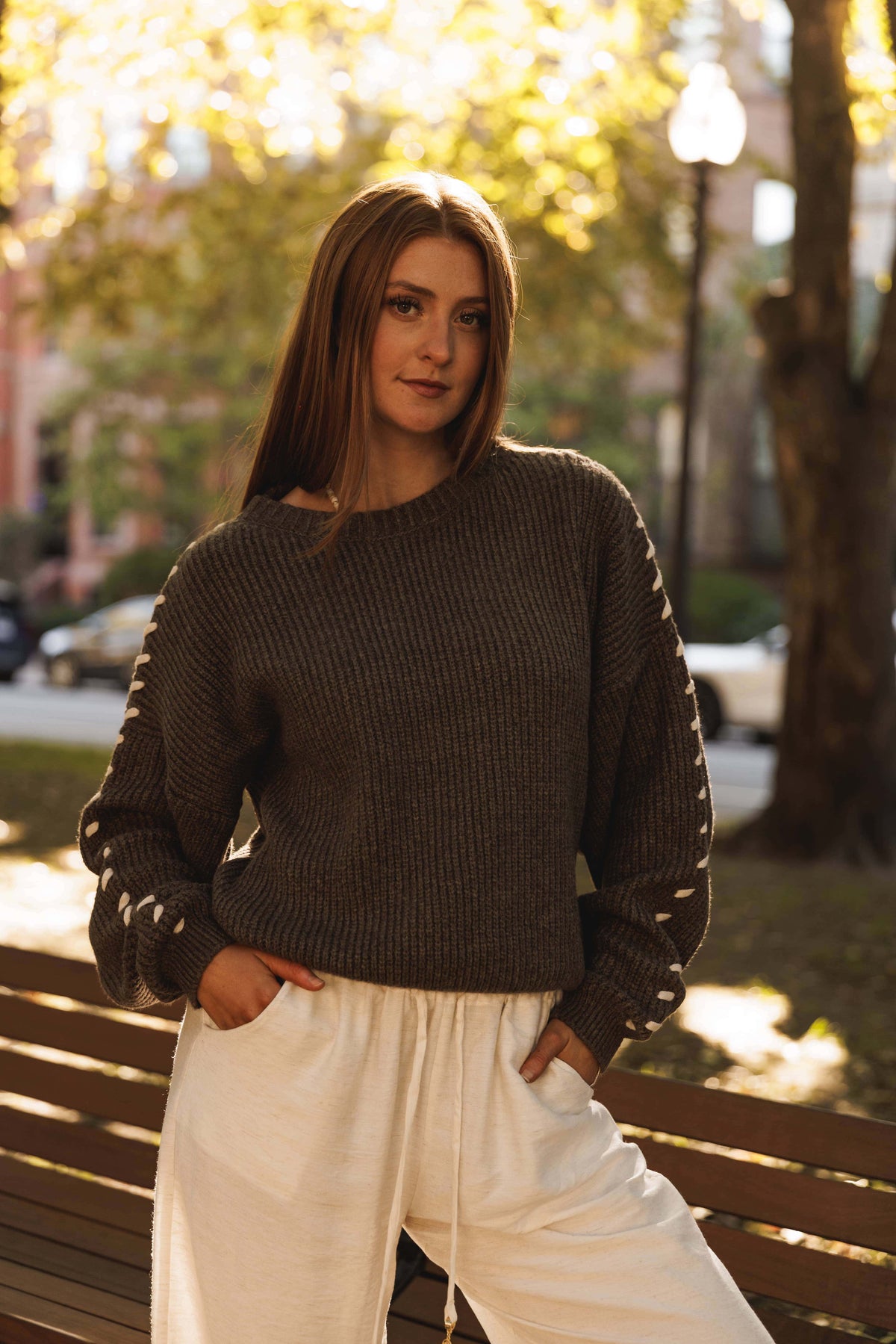 Isabella Stitch Knit Sweater