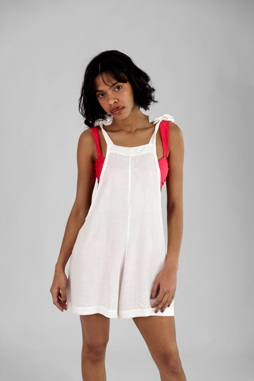 "Leve" Linen Romper
