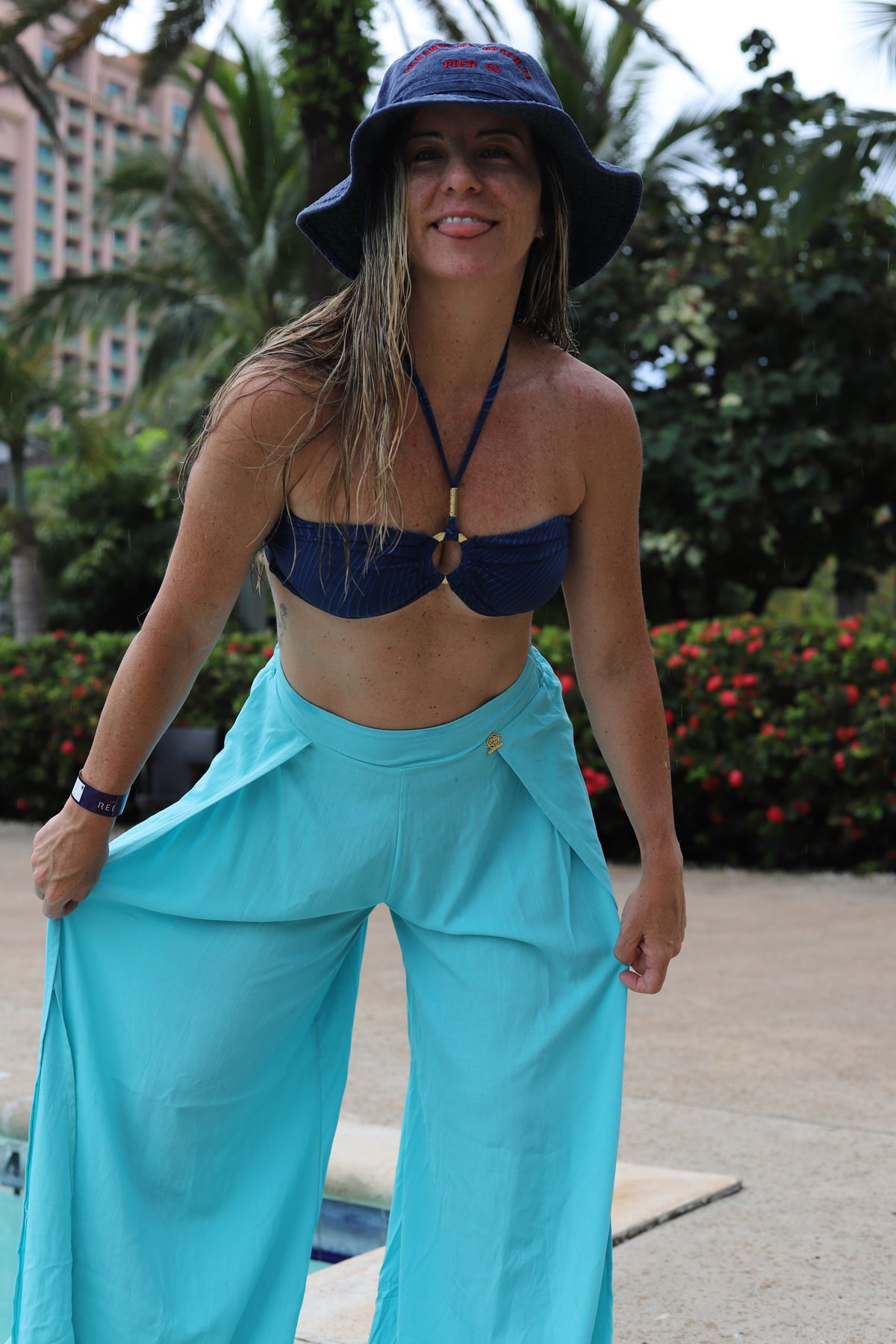 "Sunrise" Blue Pants