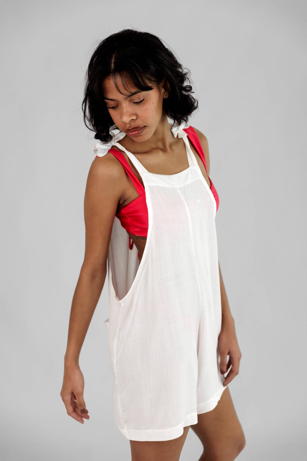 "Leve" Linen Romper