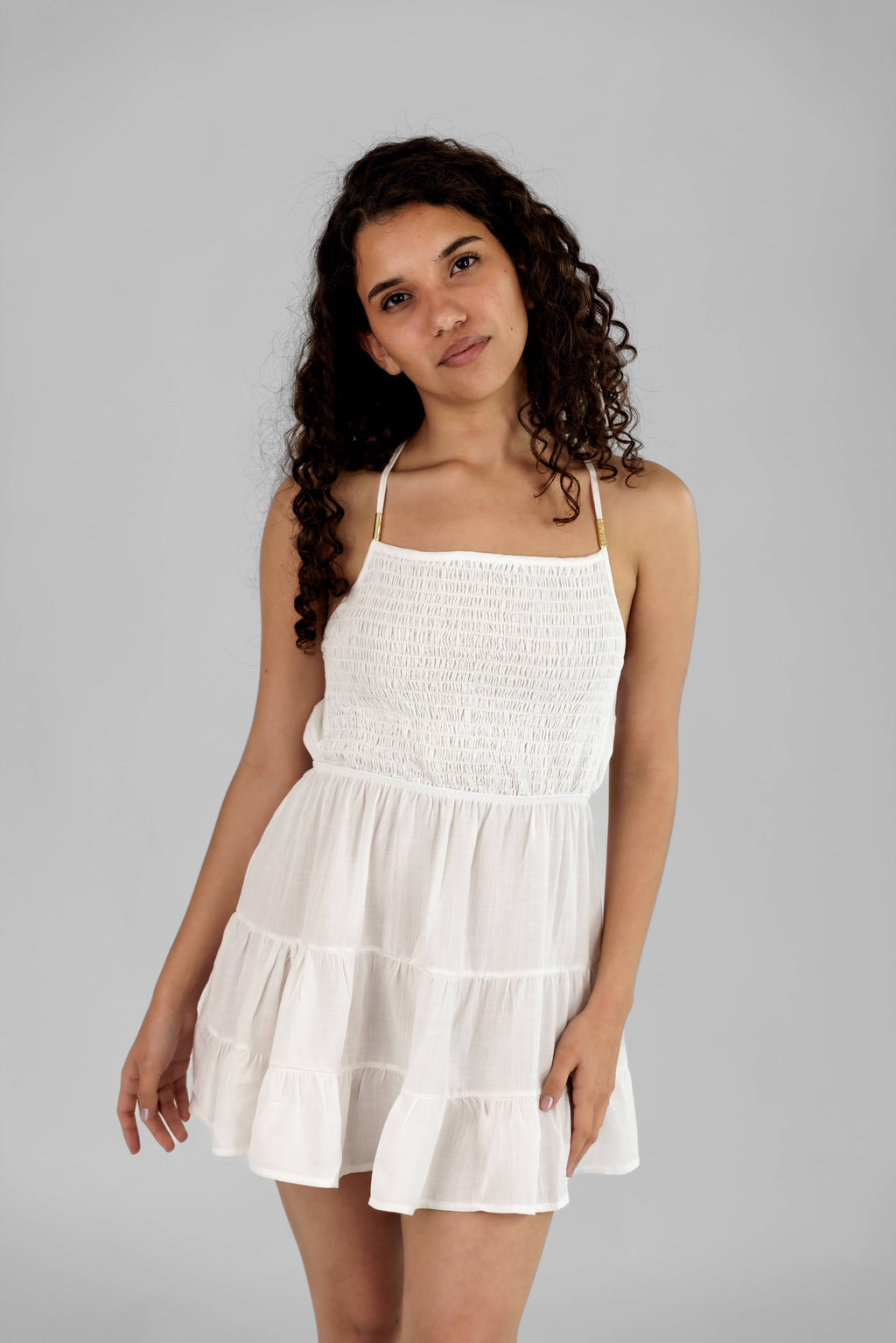 "Gira-Sol" Short Dress