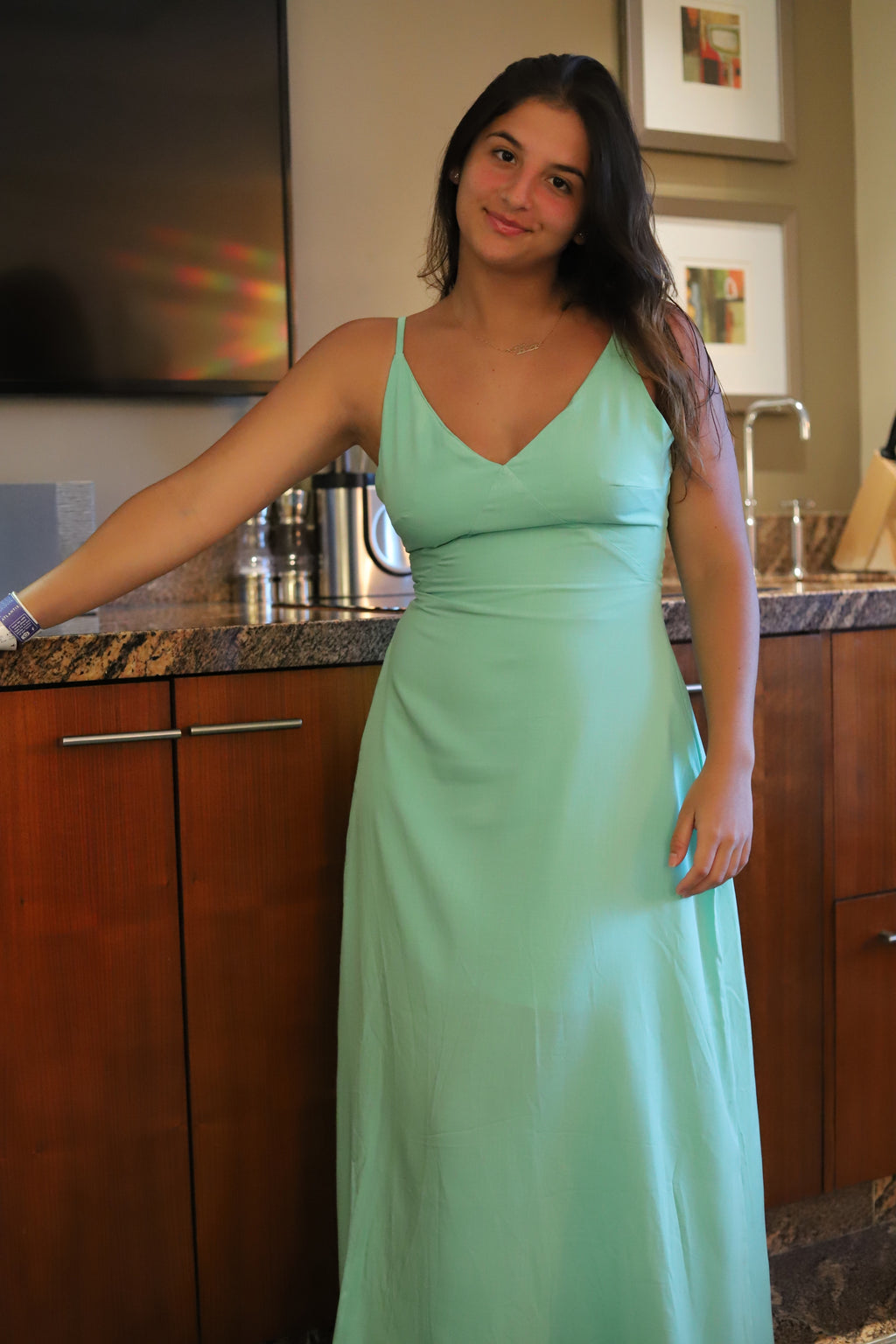 "Tissi" Green Dress