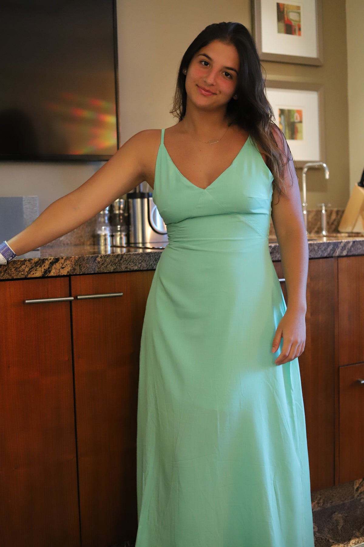 "Tissi" Green Dress