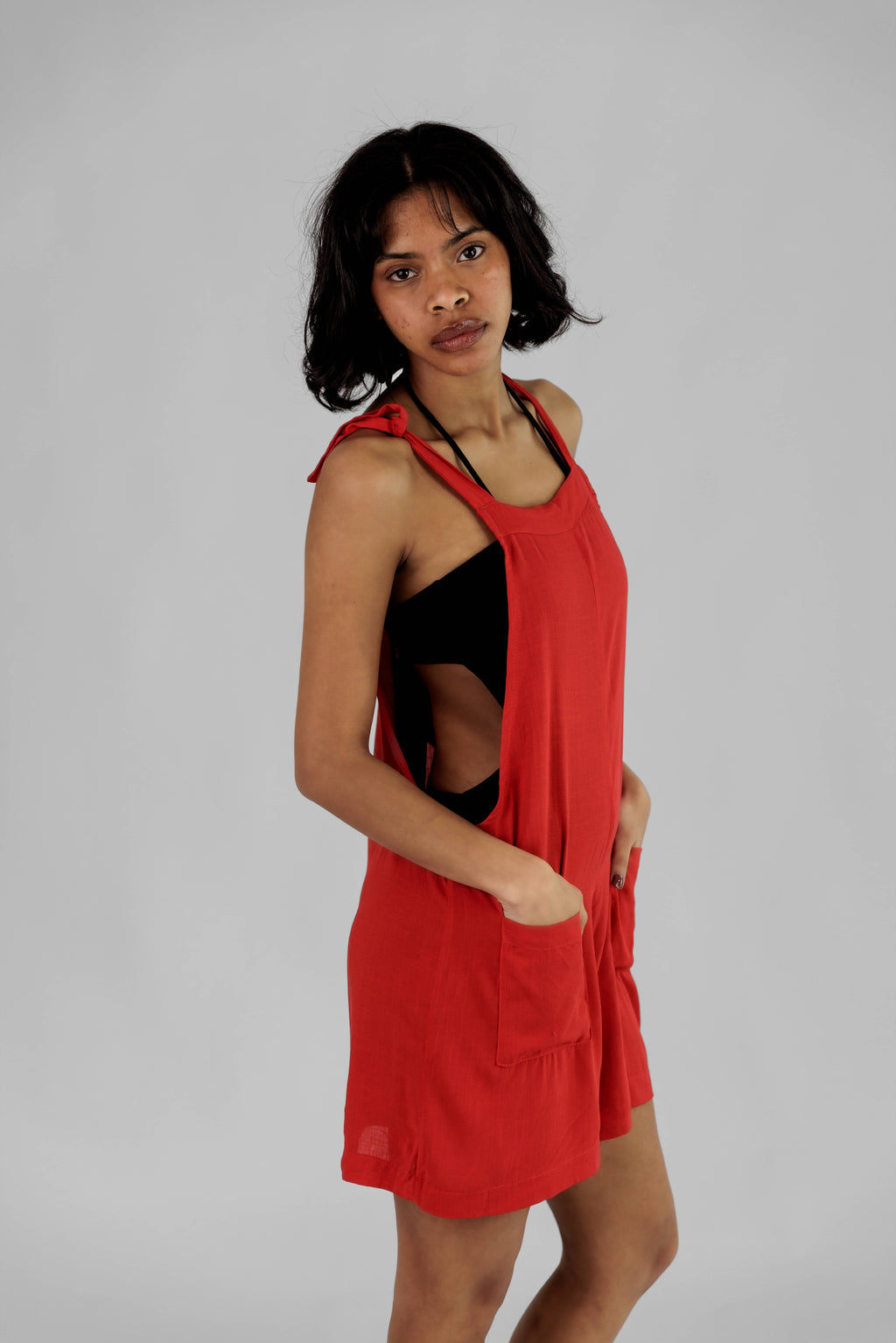 "Leve" Linen Romper