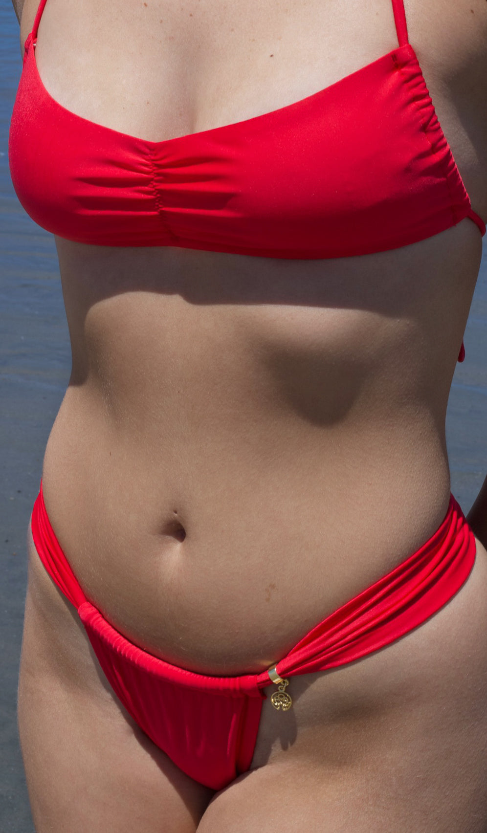 "Prainha" Wide-Strap Bikini Bottom