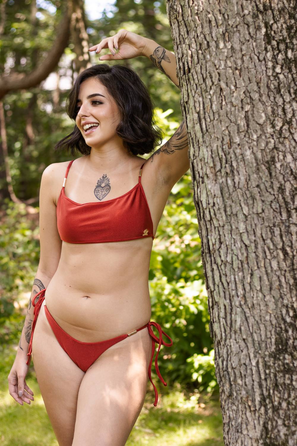 "Tupi" Rectangle Bikini Top